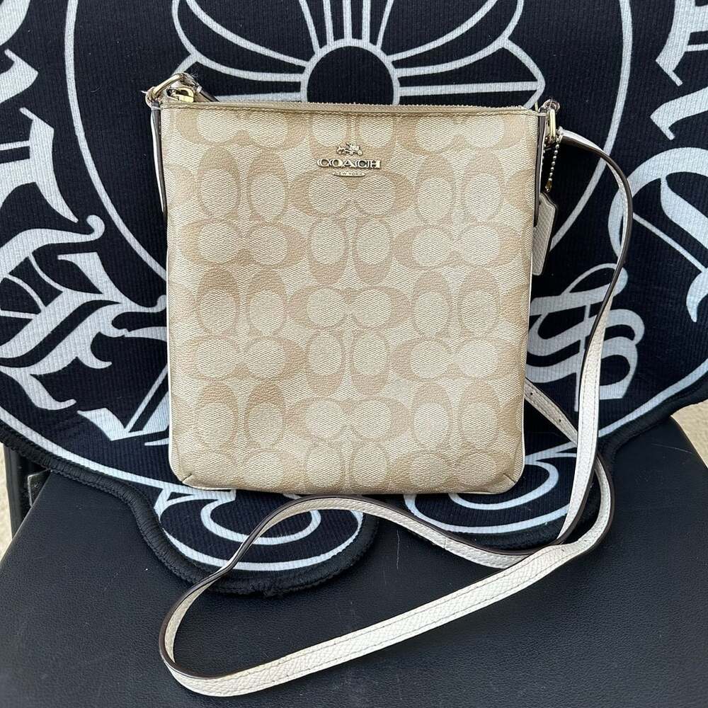 Coach File Crossbody Bag in Signature Coated Canvas